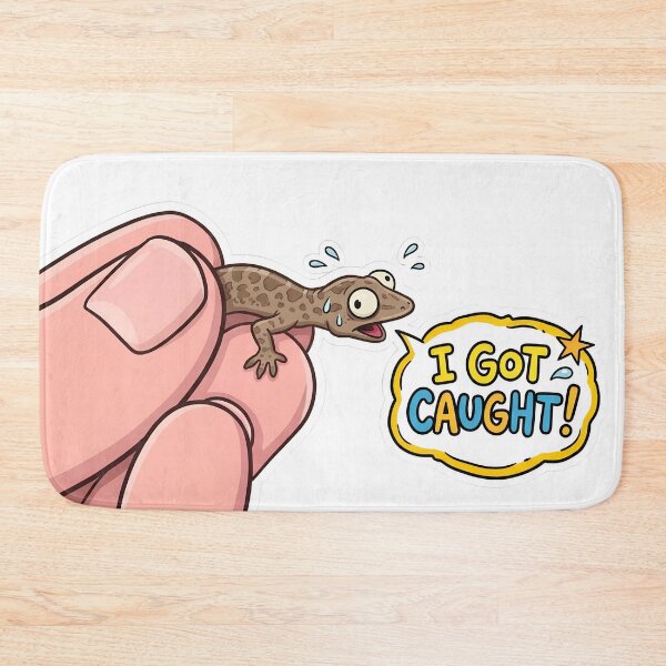 Item preview, Lizard 'i got caught' statement designed and sold by angelicamstore.
