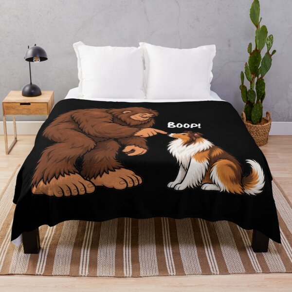 Item preview, Bigfoot and Collie Boop Fun Design Sasquatch designed and sold by rafaeltto.