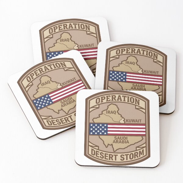 Item preview, Operation Desert Storm Veteran Commemorative Shield Patch designed and sold by CharlieDesings.