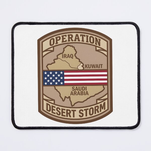 Item preview, Operation Desert Storm Veteran Commemorative Shield Patch designed and sold by CharlieDesings.