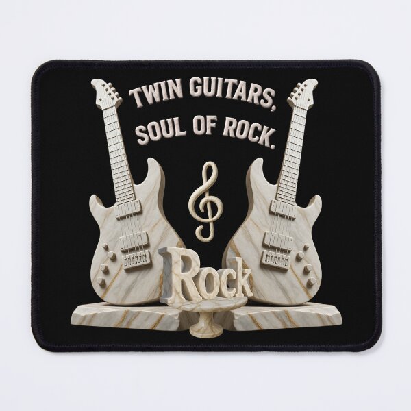 Item preview, Twin Guitars Marble Sculpture - Soul of Rock designed and sold by OLYUS.