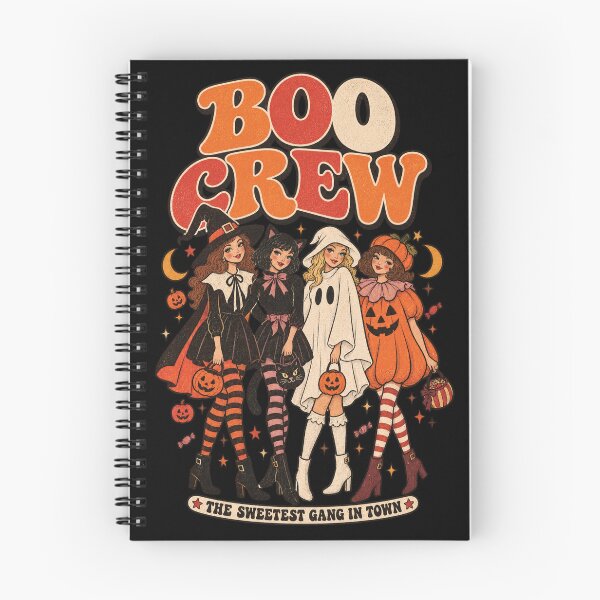 Item preview, Retro Boo Crew Halloween Shirt, Vintage Spooky Season Squad Graphic, Cute Trick or Treat Friend Group, Groovy Witch & Ghost Tee designed and sold by JoyIfy.com.