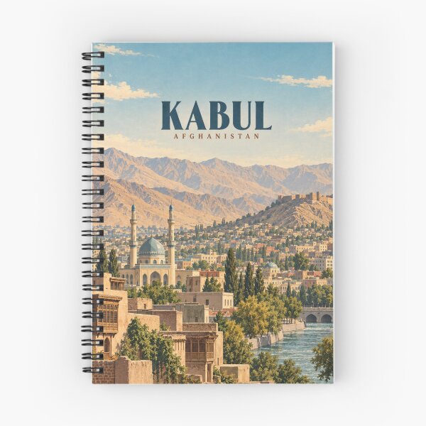 Item preview, Kabul Vintage Afghan Travel City Art designed and sold by MichaeIRellov.