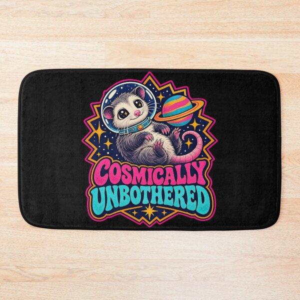 Item preview, Cosmically Unbothered – Cute Space Opossum Retro Cosmic Animal designed and sold by Planetporridge.