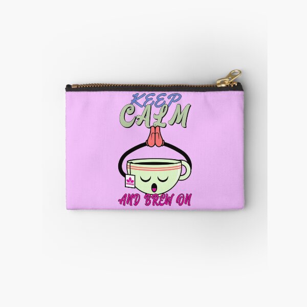 Item preview, Keep Calm and Brew On Cute Teacup Meditation designed and sold by chatzous.