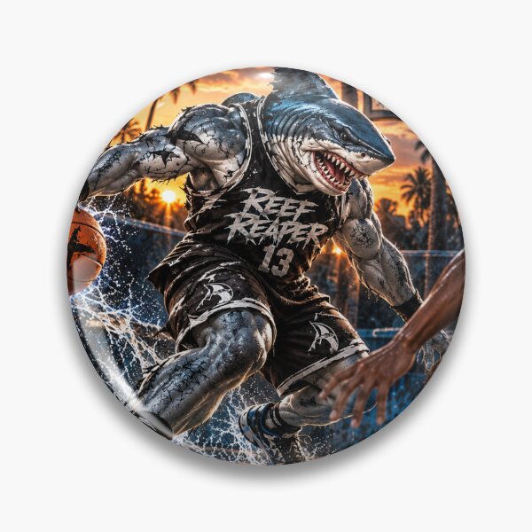 Item preview, Reef Reaper Shark ying yang- Low Crossover Dribble designed and sold by EterniaE.
