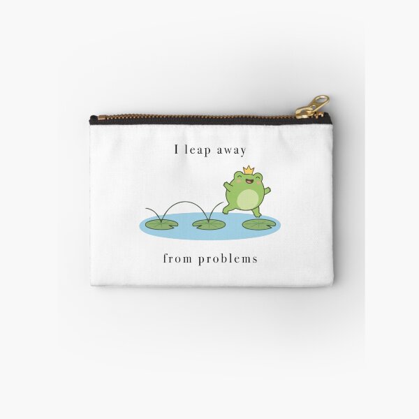 Item preview, Cute Crown Frog Leap Away From Problems designed and sold by Cozy Moss Studio.