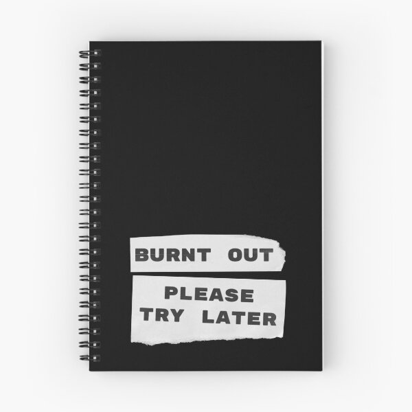 Item preview, Burnt Out. Please Try Later. | Neurodivergent Burnout Punk Slogan designed and sold by Charlee Adams.