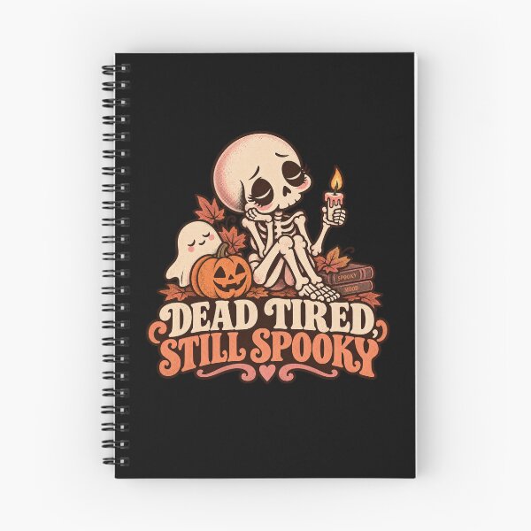 Item preview, Dead Tired Still Spooky Skeleton Halloween designed and sold by erumi.