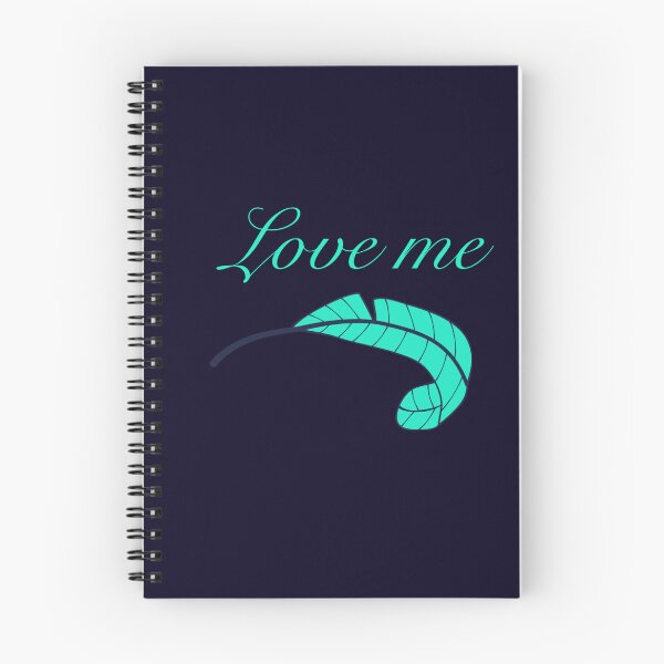 Item preview, Love Me – Turquoise Feather Typography designed and sold by VariusDesigns.
