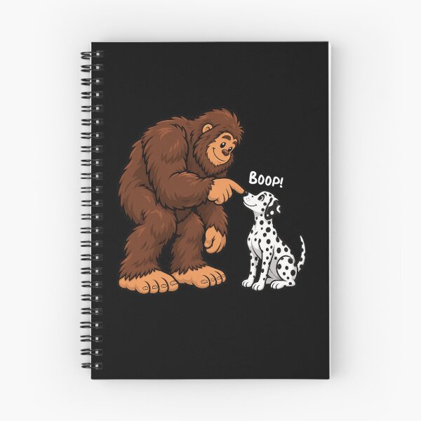 Item preview, Bigfoot and Dalmatian Boop Fun Design Sasquatch designed and sold by rafaeltto.