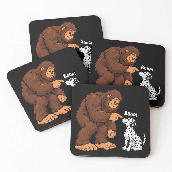 Item preview, Bigfoot and Dalmatian Boop Fun Design Sasquatch designed and sold by rafaeltto.