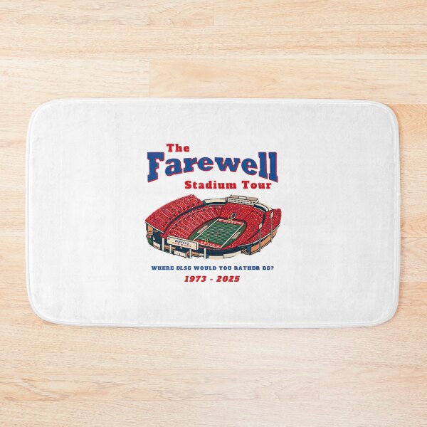 Item preview, Farewell Buffalo Bills Stadium Tour Vintage Football Fan Design designed and sold by Yogesh Kapoor.