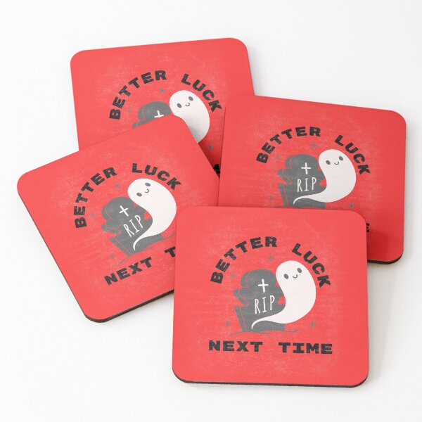 Item preview, Better Luck Next Time Cute Ghost Tombstone designed and sold by chatzous.