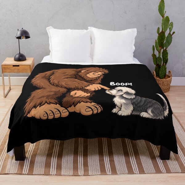 Item preview, Bigfoot and Dandie Dinmont Terrier Boop Fun Design Sasquatch designed and sold by rafaeltto.