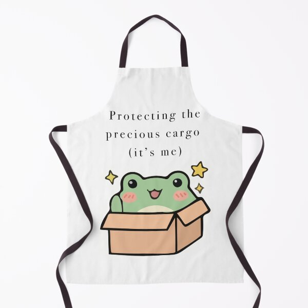 Item preview, Cute Frog In Cardboard Box Precious Cargo designed and sold by Cozy Moss Studio.
