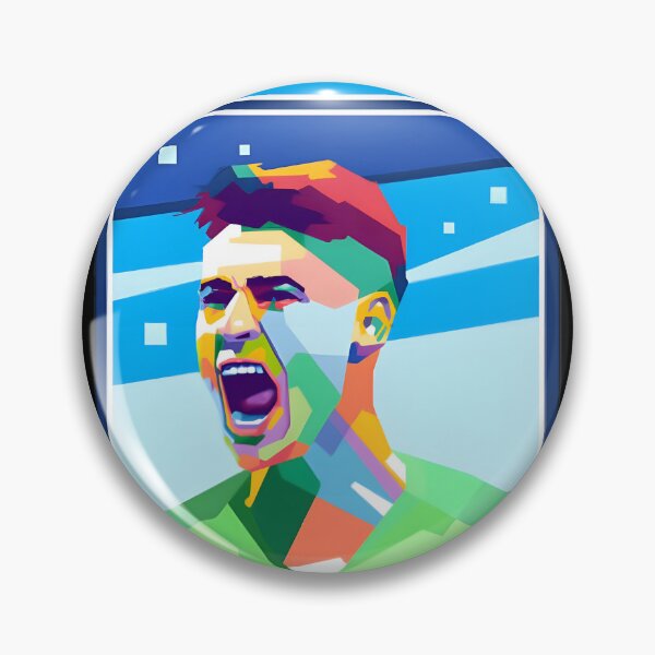 Item preview, Kepa Arrizabalaga Inspired Football Goalkeeper Design designed and sold by RainbowPawzies.