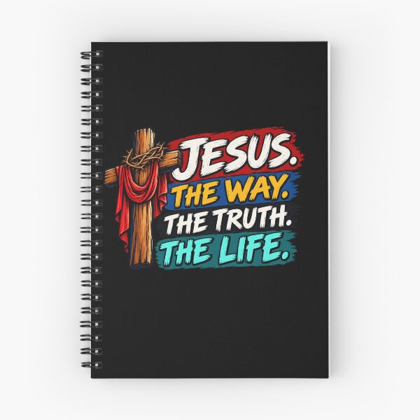 Item preview, Jesus The Way The Truth The Life - Christian Cross Bible Verse designed and sold by Fine Art California.