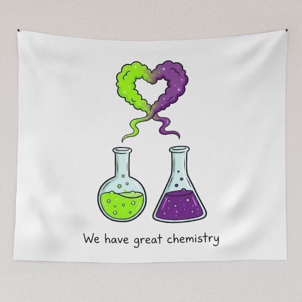 Item preview, We Have Great Chemistry Funny Science Couple Design designed and sold by Sekla-Studio.