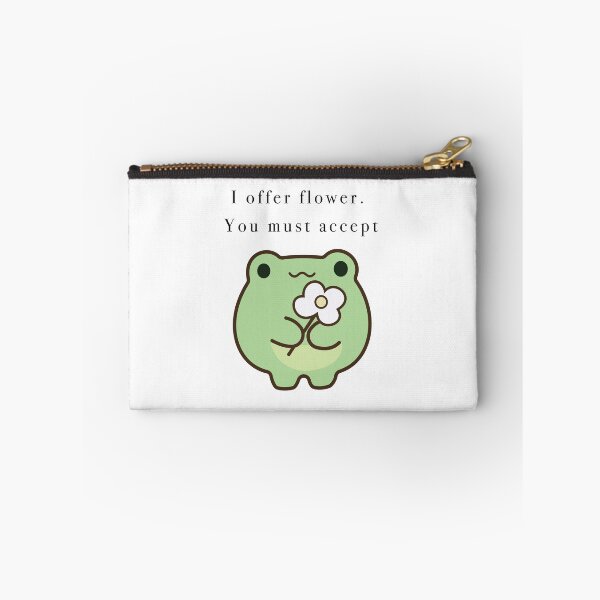 Item preview, Cute Frog Offering Daisy Flower Accept designed and sold by Cozy Moss Studio.