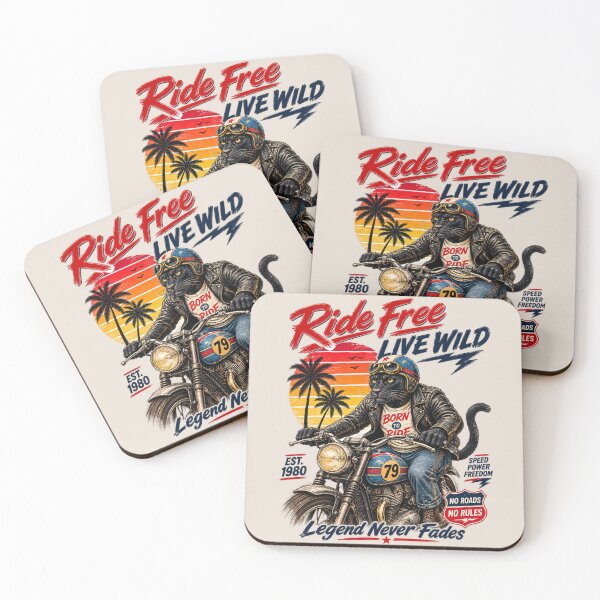 Item preview, Ride Free Black Panther designed and sold by lungpleecha.