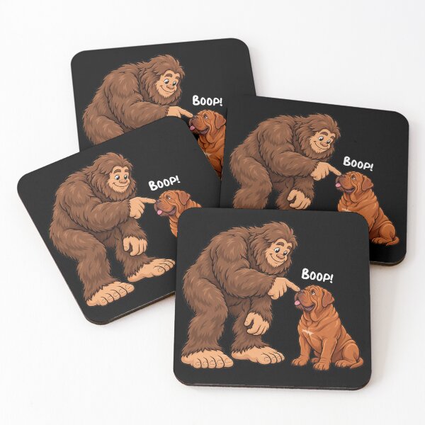 Item preview, Bigfoot and Dogue de Bordeaux Boop Fun Design Sasquatch designed and sold by rafaeltto.