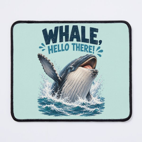 Item preview, Whale, Hello There! – Funny Whale Pun designed and sold by Furflix.