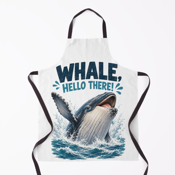 Item preview, Whale, Hello There! – Funny Whale Pun designed and sold by Furflix.