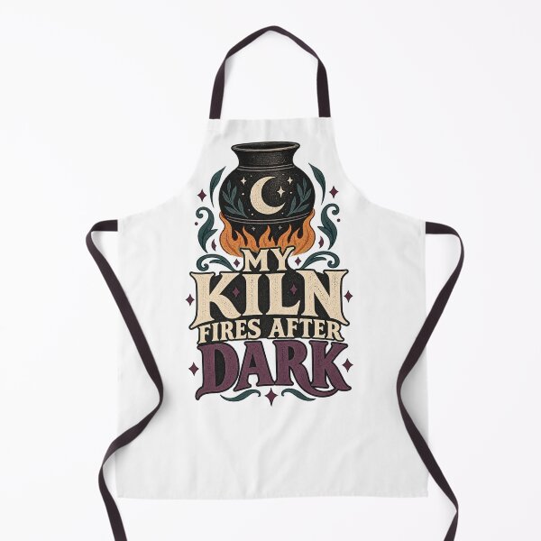 Item preview, My Kiln Fires After Dark Funny Potter Quote designed and sold by UrbanCanvvas.