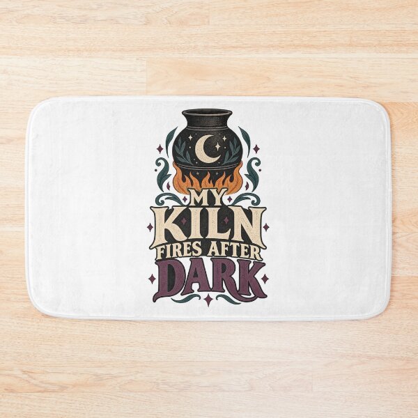 Item preview, My Kiln Fires After Dark Funny Potter Quote designed and sold by UrbanCanvvas.