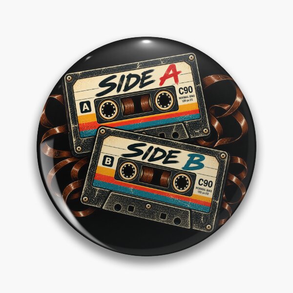 Item preview, SIDE A / SIDE B – Retro Cassette designed and sold by SavePointClub.