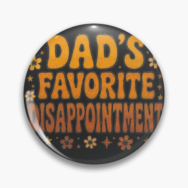 Item preview, Dad's Favorite Disappointment Funny Retro Humor Vintage Style Design designed and sold by ThusharaSuseen.