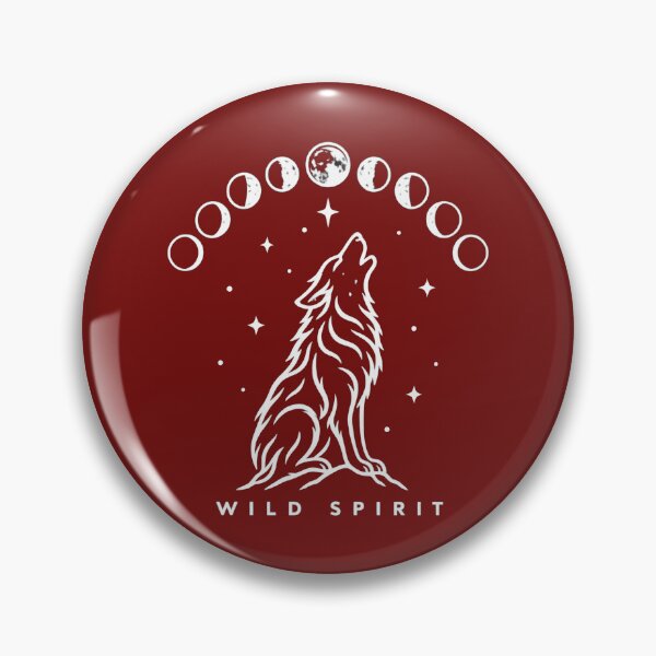 Item preview, Mystical Wolf Moon Phases T-Shirt | Howling Wolf Line Art Tattoo Design | Wild Spirit Boho Nature Tee designed and sold by ElegantPeople.