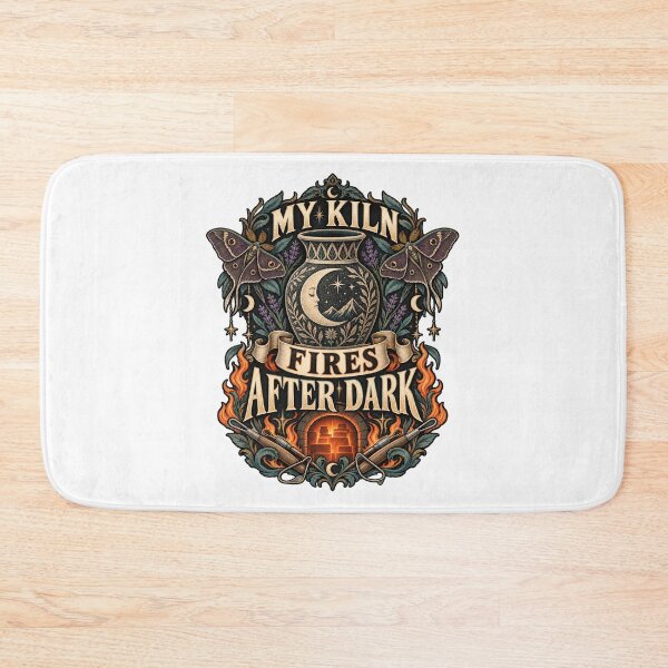 Item preview, My Kiln Fires After Dark Goth Pottery Art designed and sold by UrbanCanvvas.