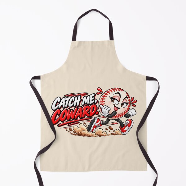 Item preview, Catch Me, Coward – Funny Baseball designed and sold by HO•Designs.