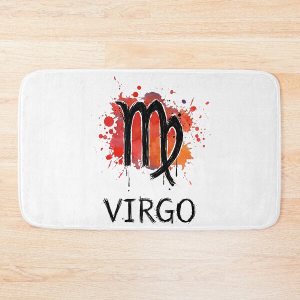 Item preview, Virgo Zodiac Sign Watercolor Grunge Red Orange Art designed and sold by Vibe-Vary.