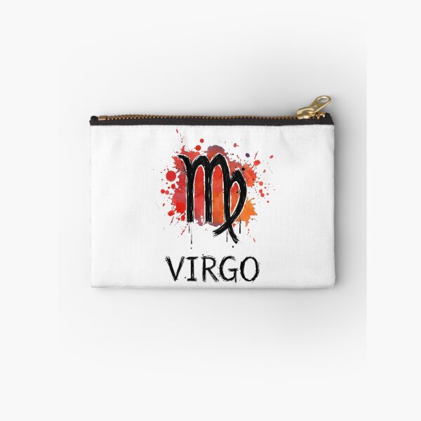 Item preview, Virgo Zodiac Sign Watercolor Grunge Red Orange Art designed and sold by Vibe-Vary.