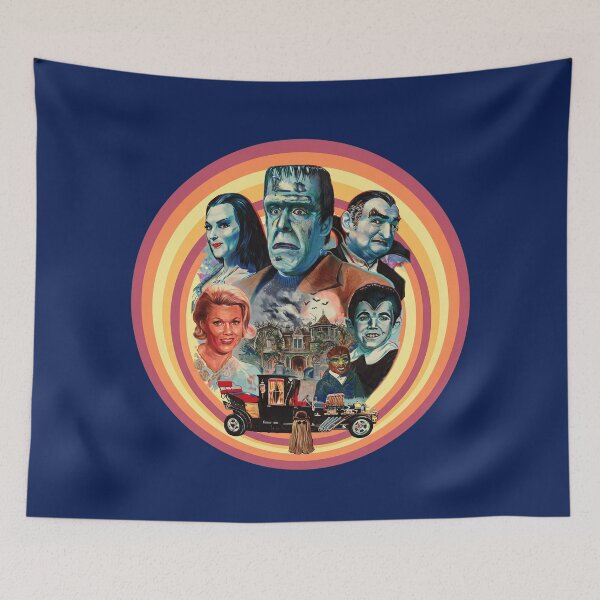 Item preview, Retro Horror Faces Circle designed and sold by anderson26.