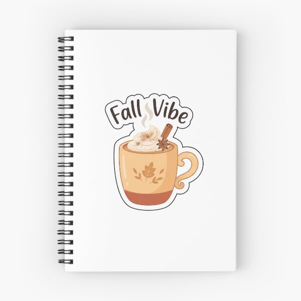 Item preview, Fall Vibe Pumpkin Spice Latte - Cozy Autumn Typography Sticker designed and sold by SimpleP.