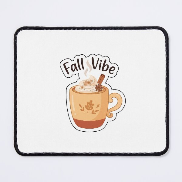 Item preview, Fall Vibe Pumpkin Spice Latte - Cozy Autumn Typography Sticker designed and sold by SimpleP.