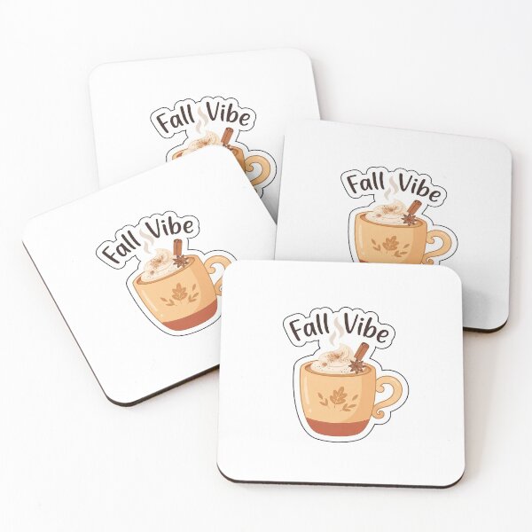 Item preview, Fall Vibe Pumpkin Spice Latte - Cozy Autumn Typography Sticker designed and sold by SimpleP.