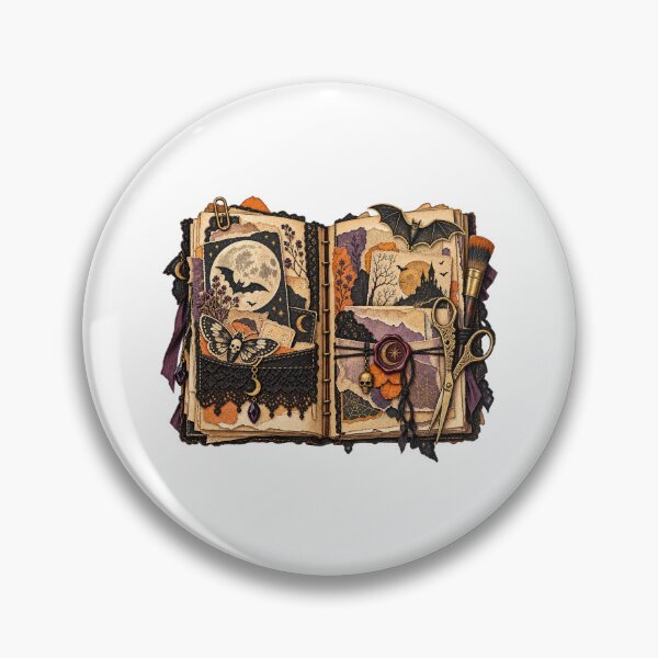 Item preview, Halloween Junk Journal Vintage Ephemera Craft Art designed and sold by UrbanCanvvas.