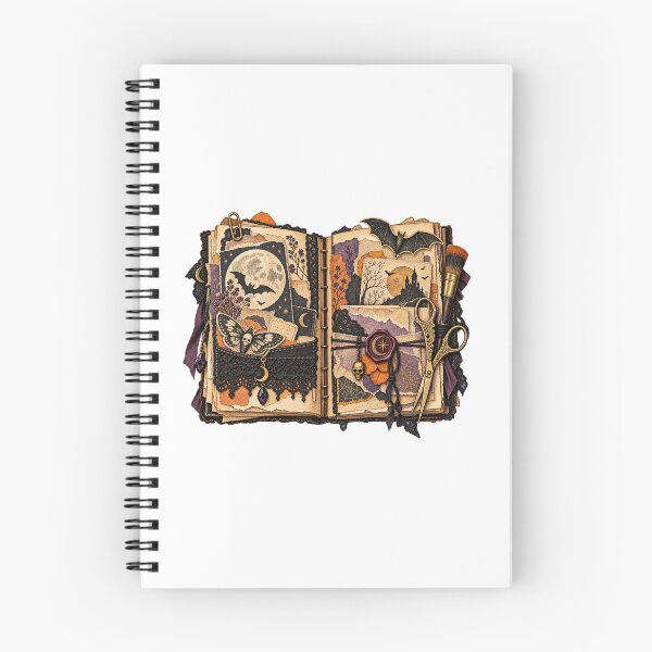 Item preview, Halloween Junk Journal Vintage Ephemera Craft Art designed and sold by UrbanCanvvas.
