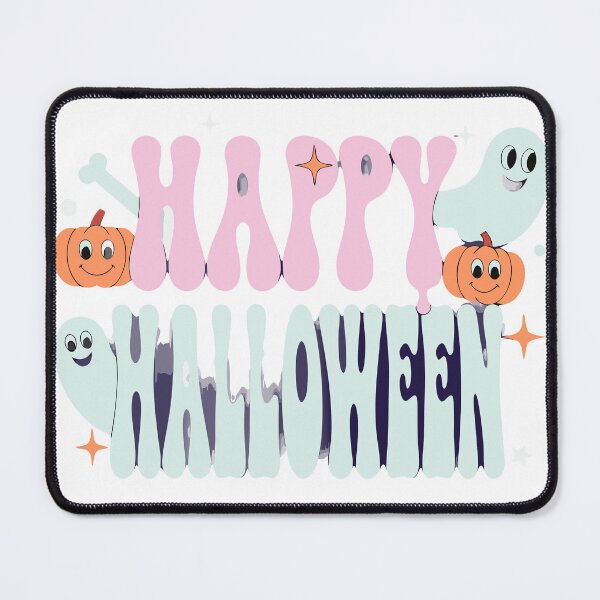 Item preview, Happy Halloween Retro Pastel Ghost Pumpkin Design designed and sold by umarajabeen.