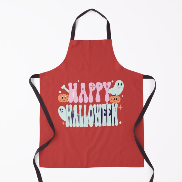 Item preview, Happy Halloween Retro Pastel Ghost Pumpkin Design designed and sold by PureCanvas Co.