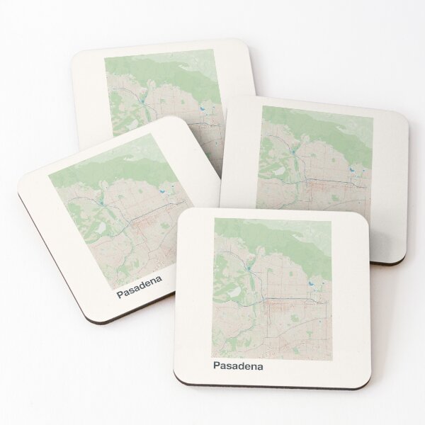 Item preview, Pasadena Minimalistic Map Art designed and sold by MapsNerd.