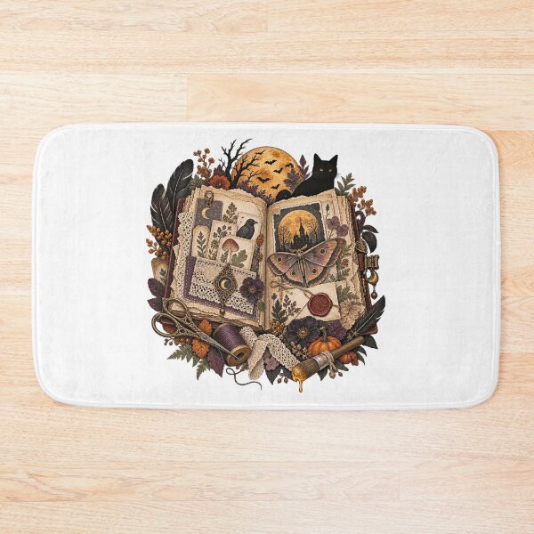 Item preview, Spooky Junk Journal Papercrafter Moonlit Collage designed and sold by UrbanCanvvas.