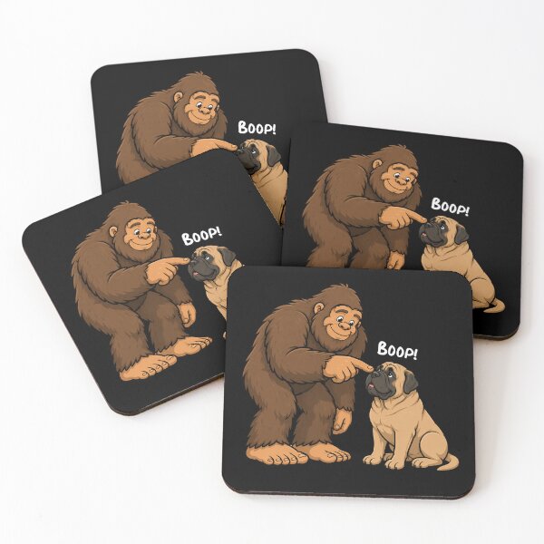 Item preview, Bigfoot and English Mastiff Boop Fun Design Sasquatch designed and sold by rafaeltto.