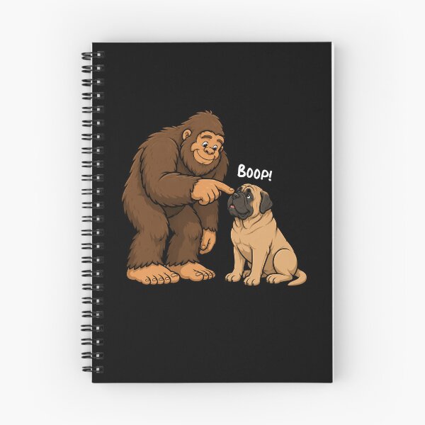 Item preview, Bigfoot and English Mastiff Boop Fun Design Sasquatch designed and sold by rafaeltto.