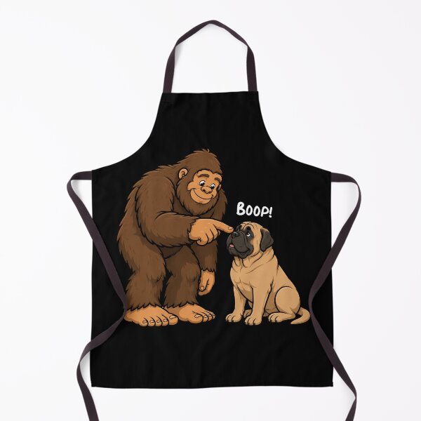 Item preview, Bigfoot and English Mastiff Boop Fun Design Sasquatch designed and sold by rafaeltto.